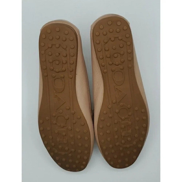 COACH Fredrica Tan Leather Shoe Womens size 9.5B US 39.5 EUR Loafers Flats - Picture 11 of 11